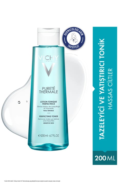 تونیک طراوتبخش و آرامبخش Vichy Purete Thermale مناسب پوستهای حساس ۲۰۰ میلیلیتر