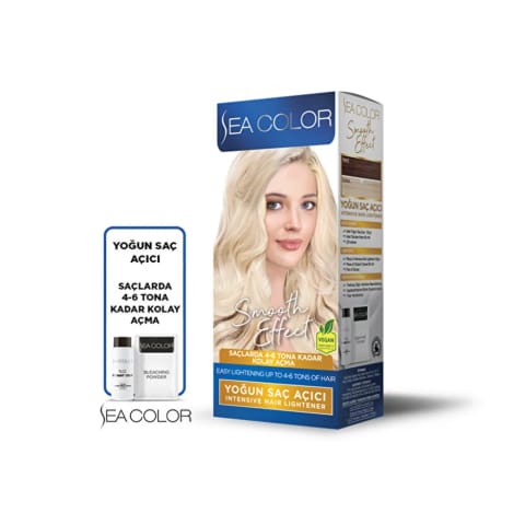 Sea Color Smooth Effect رنگ موی دکلره قوی