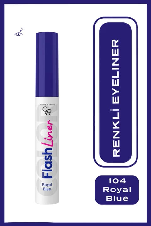 Golden Rose Flash Liner رنگی - 104 Royal Blue - خط چشم رنگی