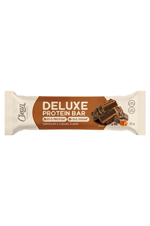 Clean Powders Deluxe Protein Bar 36% Protein 55 گرم - شکلات-کارامل