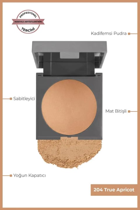 پودر فیکساتور مات و کرم پوشاننده برند Alix Avien - Baked Powder 204 Tr...