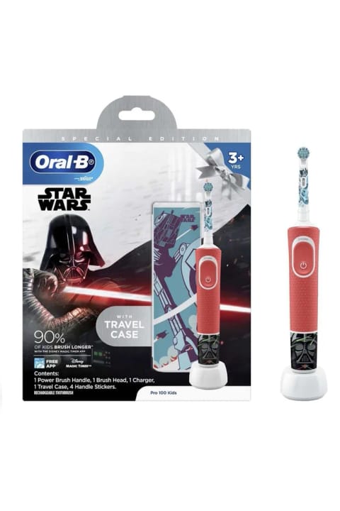 مسواک برقی کودکان Oral-B مدل Star Wars با هدیه محفظه مسافرتی