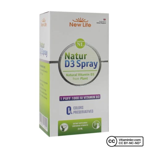 نیو لایف نچر اسپری D3 1000 IU 20mL