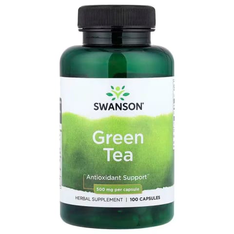 کپسول آنتی‌اکسیدان چای سبز Swanson 500 mg