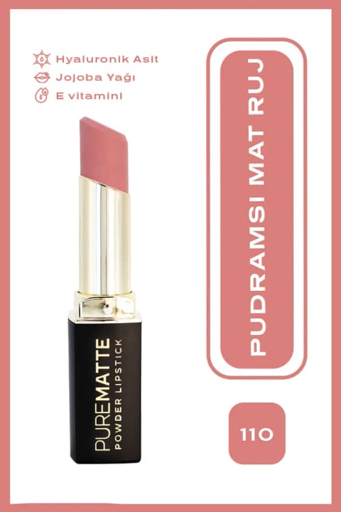 Golden Rose رژ لب مخملی مات شماره 110 - رژ مات پودری