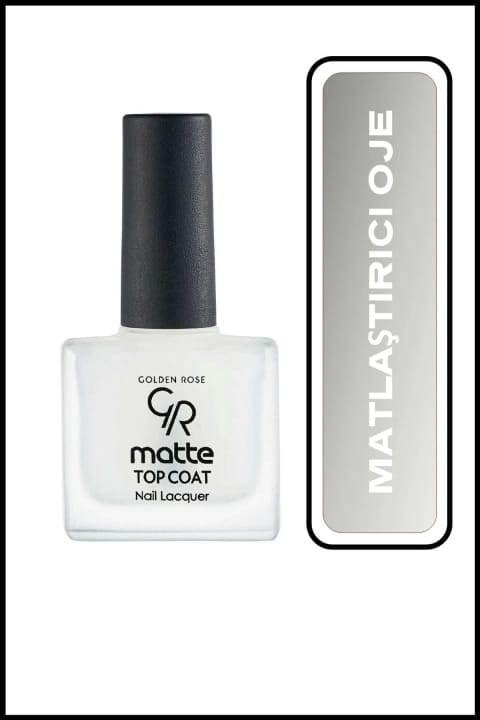 Golden Rose Matte Top Coat - براقکنندهٔ نهایی ماتکننده لاک ناخن 10.5 ml