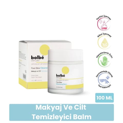 بالم پاککننده آرایش و پوست براقکننده Bolbe 100ml