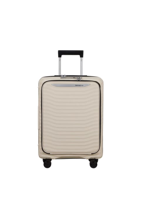 چمدان کابین Samsonite Upscape بژ آکاردئونی - 55/20 (با پورت USB)