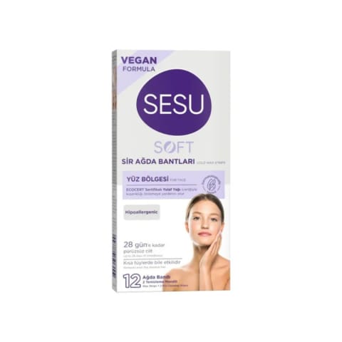 Sesu Soft باند وکس صورت ۱۲ عددی
