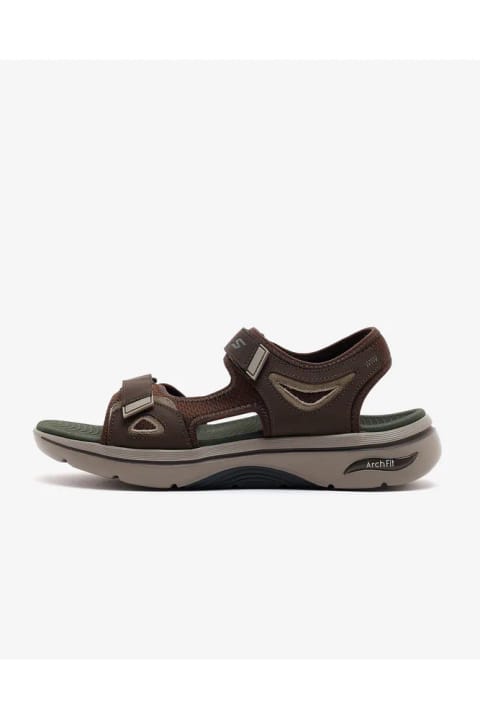 SKECHERS GO WALK ARCH FIT 2.0 SANDAL مردانه صندل قهوه‌ای 229309 BRN