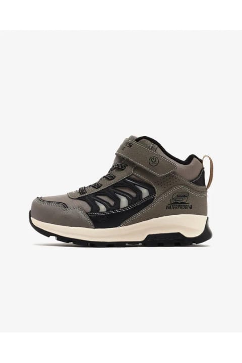 SKECHERS STORM BLAZER GLOW ROAM پسرانه بزرگ بژ چراغدار 406410L TPBK