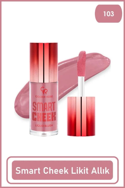 Golden Rose Smart Cheek Liquid Blusher 103 - رژگونه مایع صورتی ۶ میلی‌لیتر