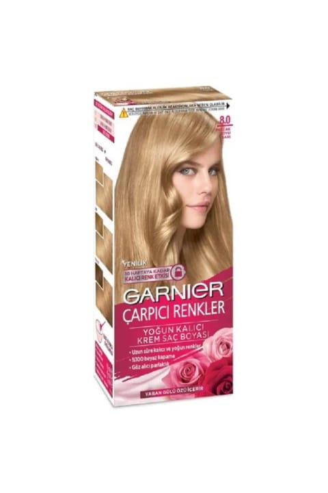 گارنیر کلر نچرال رنگ مو بلوند تیره 8.0