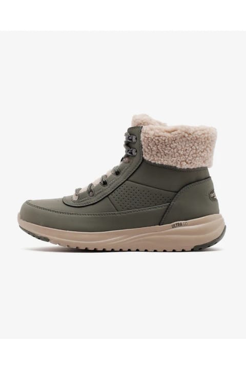 SKECHERS ON-THE-GO STELLAR ALPINE ADVENTURE زنانه چکمه برفی سبز نظامی 144756 OLV