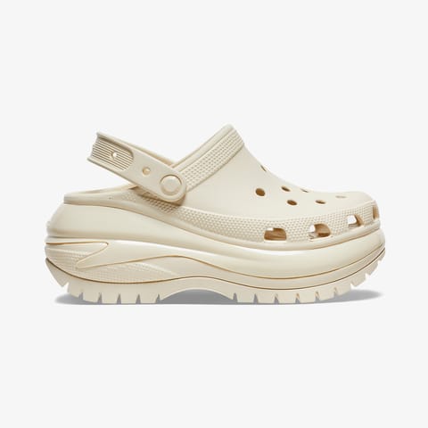 کلاه کفشی Crocs Classic Mega Crush Clog یونیسکس کرم