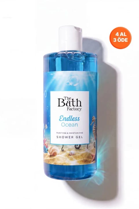 THE BATH FACTORY Endless Ocean مرطوبکننده و مغذی شاور ژل 400 میلیلیتر