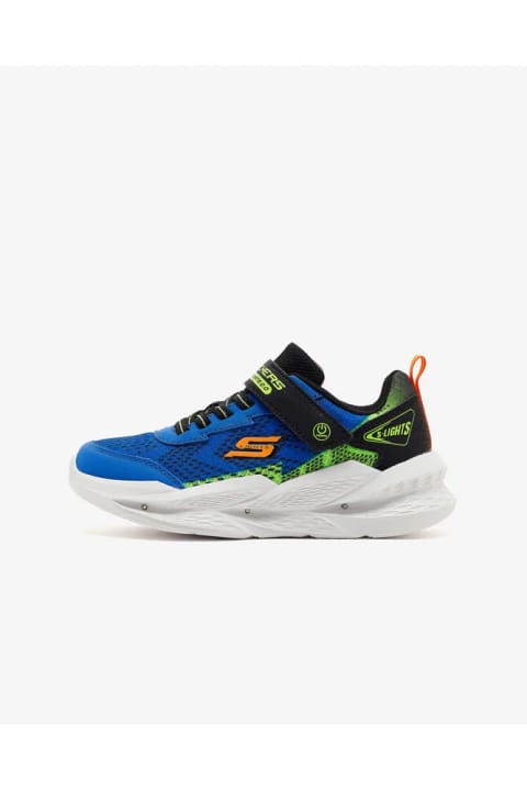 کفش ورزشی پسرانه بزرگ SKECHERS METEOR-LIGHTS 2.0 آبی با چراغ