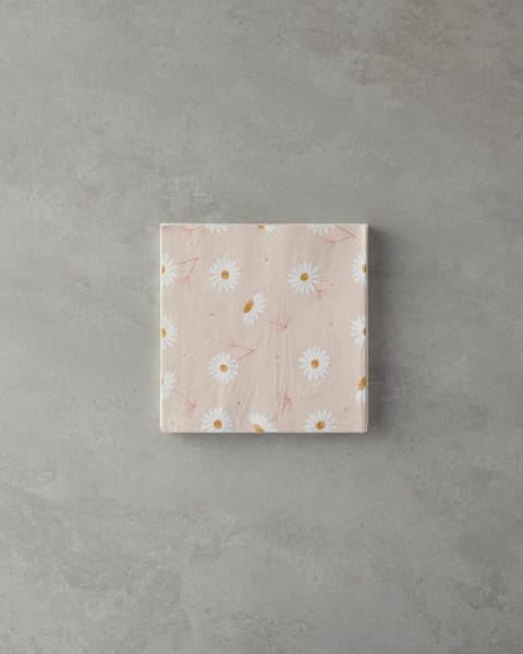 دستمال کاغذی Marguerite بسته ۲۰ عددی ۳۳×۳۳ سانتی‌متر صورتی