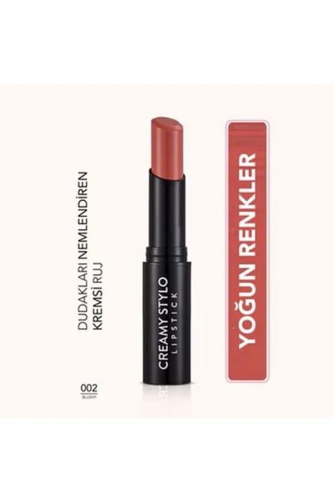 Flormar Creamy Stylo رژ لب کرمی با پایانی نیمه براق شماره 002 Blushy