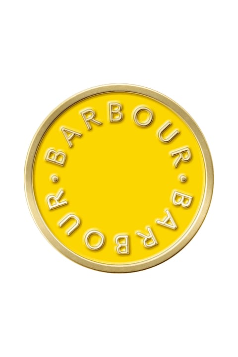 نشان دکمه‌ای Barbour مدل YE11 زرد