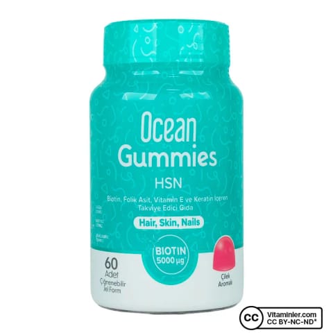 Ocean Gummies HSN 60 عدد شکل جویدنی