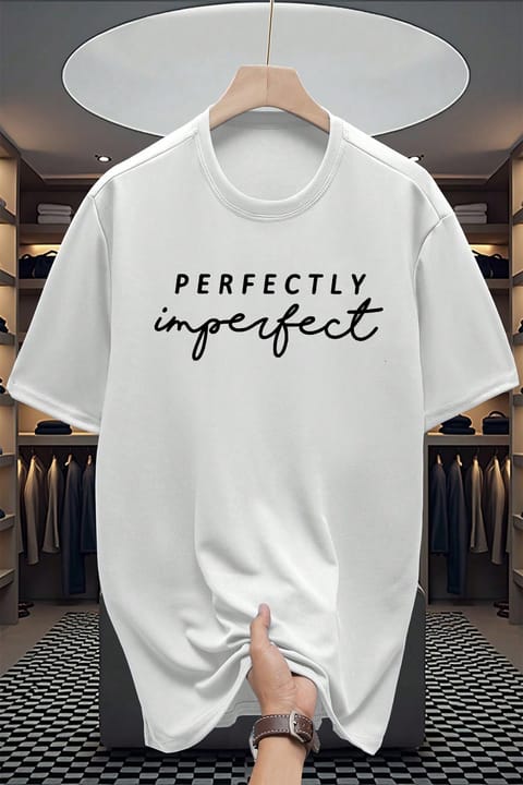 تیشرت اورسایز uyguntarz پنبهای با چاپ Perfectly