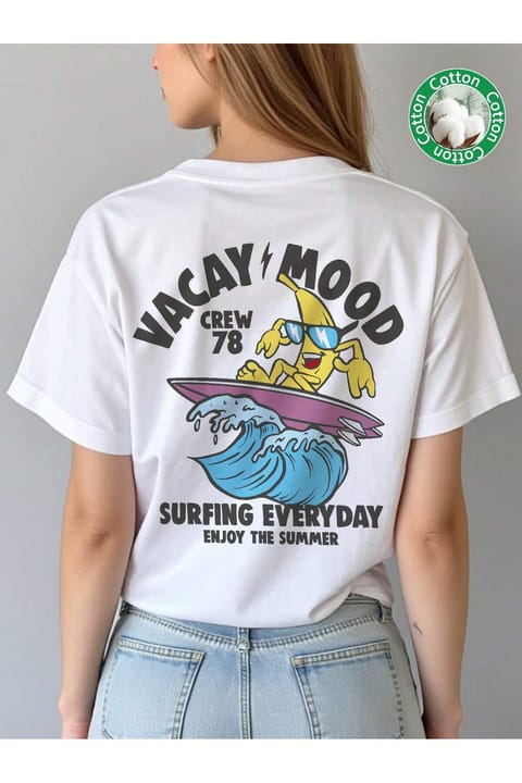تیشرت طرحدار Unisex Vacay Mood uyguntarz