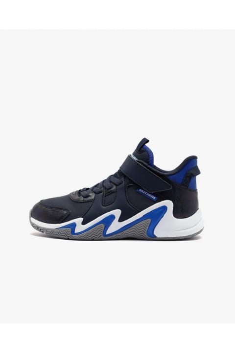 SKECHERS SKECH-FLOW کفش بسکتبال پسرانه بزرگسال سایز بزرگ سرمه‌ای/آبی 4052...