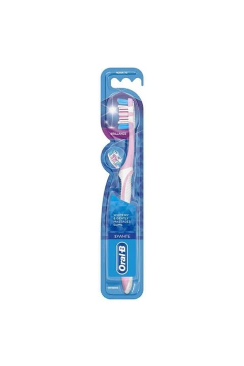 Oral-B 3D White Brilliance مسواک متوسط ۴۰ عددی