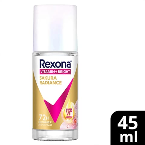 Rexona Vitamin + Bright رولآن دئودورانت زنانه Sakura Radiance 45 میلیلیتر