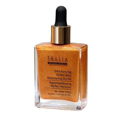 Thalia روغن بدن درخشان خشک 50 میلیلیتر