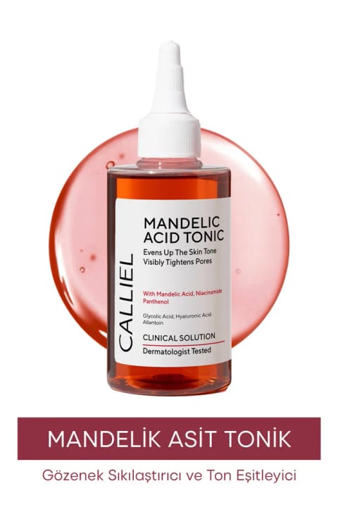 CALLİEL تونر متعادلکننده رنگ پوست و سفتکننده منافذ با Mandelic Acid ۲۰۰ میلیلیتر