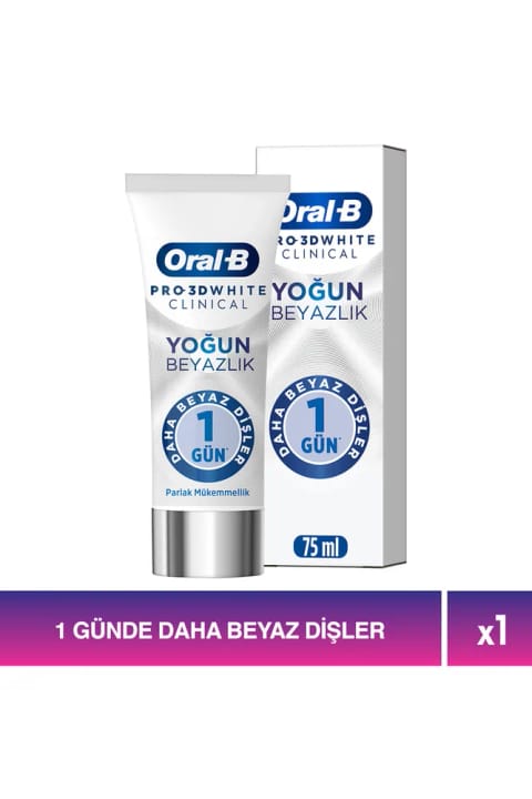 خمیردندان Oral-B Pro 3D White Clinical Intensive Whitening 75 میلیلیتر