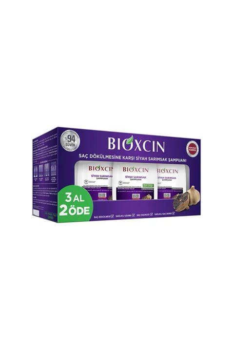 Bioxcin شامپو سیر سیاه ضد ریزش مو برای موهای ضعیف