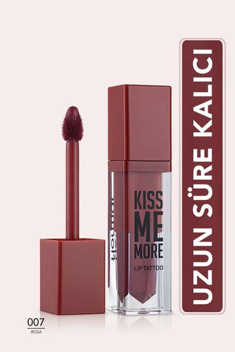 رژ لب مات مایع بلندمدت Flormar (گل خشک) - Kiss Me More Lip Tattoo - 007