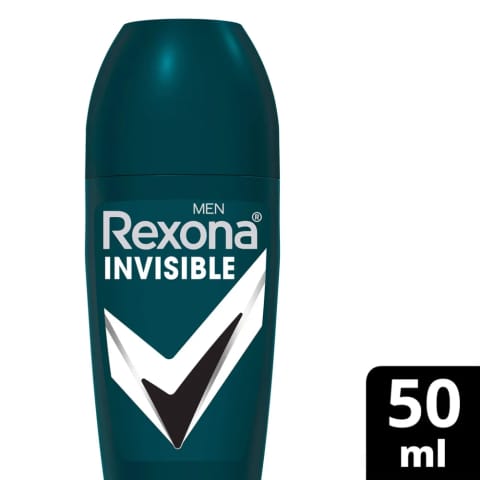 Rexona محافظت عالی مردانه رولآن ضدتعریق نامرئی 72 ساعت محافظت بیوقفه 50 میلیلیتر
