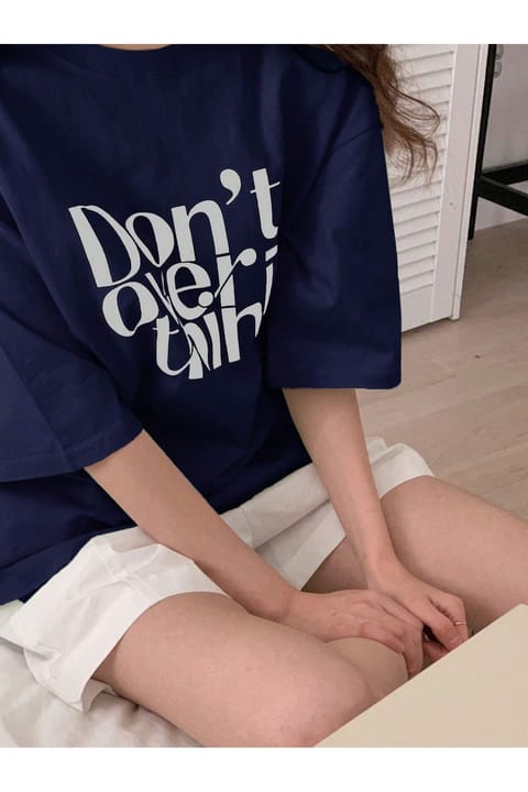 تی‌شرت طراحی چاپی Dont Over Think uyguntarz