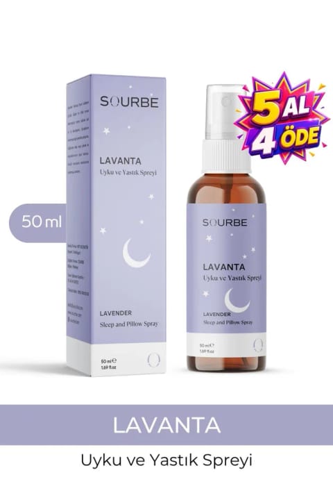 SOURBE اسپری خواب و بالش اسطوخودوس ۵۰ میلیلیتر