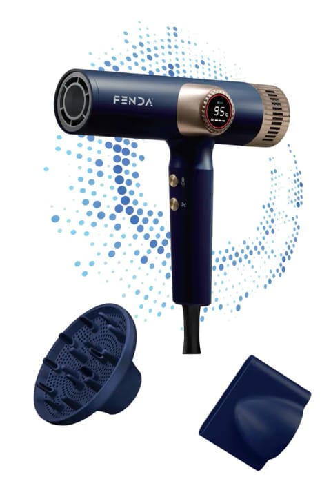 سشوار حرفه‌ای Fenda Professional آبی FNDSACKR0009BLUE