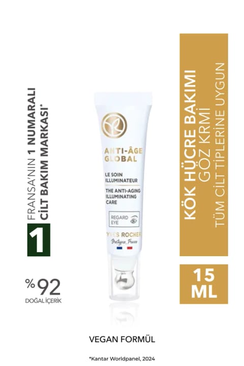 Yves Rocher کرم دور چشم با کافئین و ویتامین E