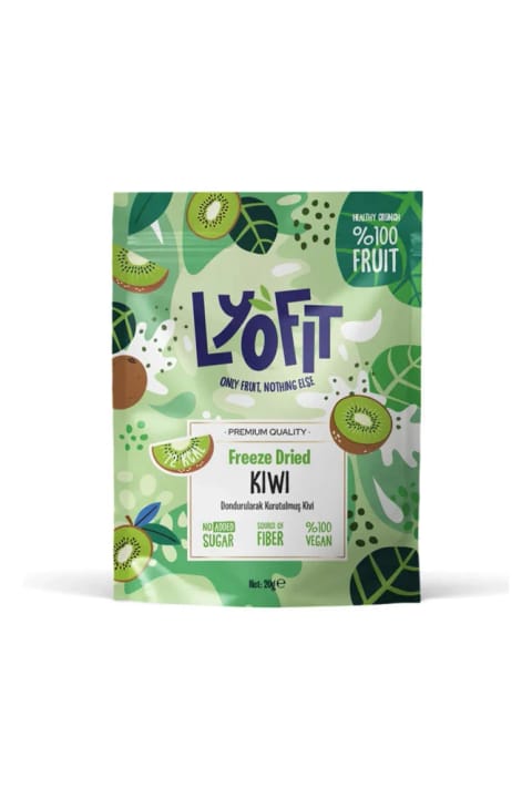 Lyofit Food کیوی خشک شده به روش انجمادی ۲۰ گرم