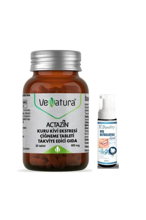 VeNatura Actazin عصاره کیوی خشک ۳۰ قرص - سفیدکننده دندان