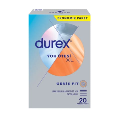 Durex Yok Ötesi XL کاندوم ۲۰ عددی