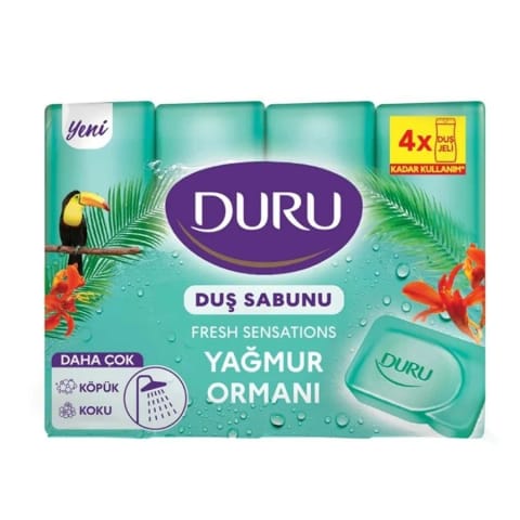 Duru Fresh شامپو بدن Extra جنگل بارانی 4×150 گرم