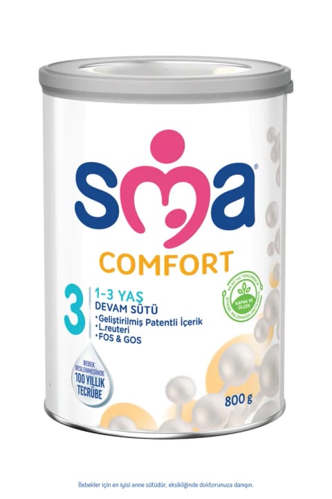 SMA Comfort 3 شیر ادامهدهنده ۱-۳ سال ۸۰۰ گرم