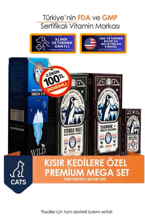 ست مگا پریمیوم طبیعی Jorgens Kennel مخصوص گربه‌های عقیم‌شده