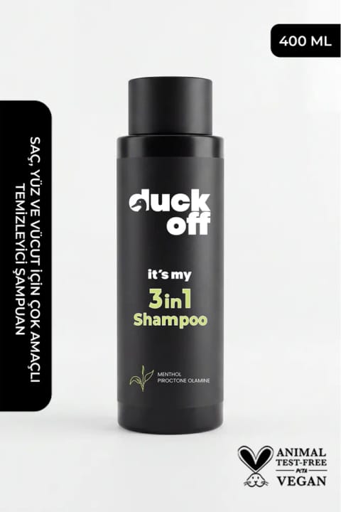 Duck Off It’s My شامپو 3 در 1 مو، صورت و بدن 400 میلیلیتر