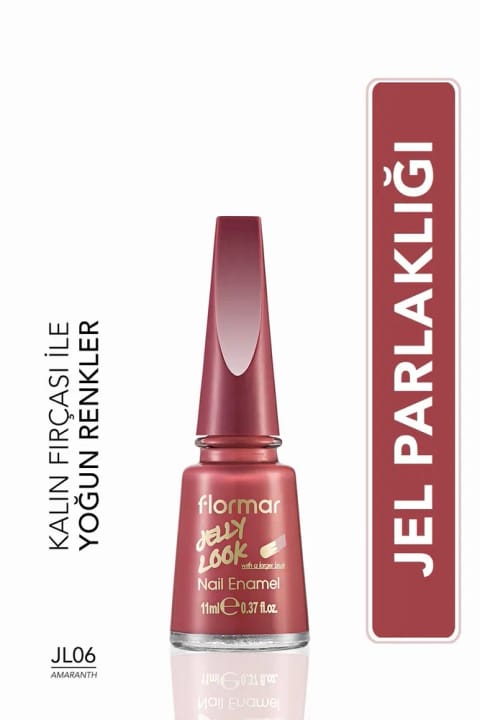 Flormar Jelly Look Amaranth 06 لاک ناخن