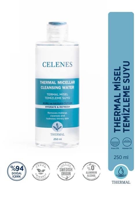 Celenes مرطوب‌کننده و احیاکننده میسلار واتر حرارتی برای پوست خشک و حساس