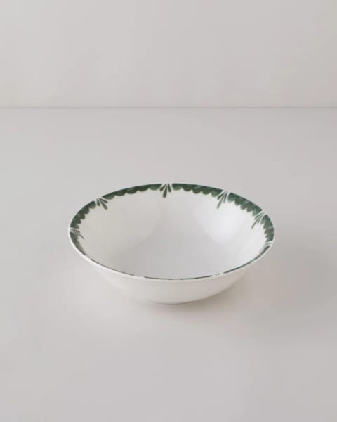 کاسه پرسلن Gardenia ۲۳ سانتی‌متری سبز